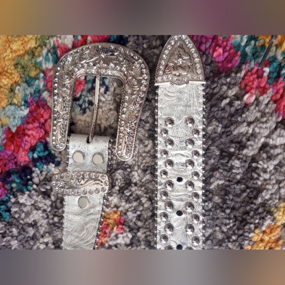 Blazin Roxx Rhinestone Belt XL - Picture 2 of 5